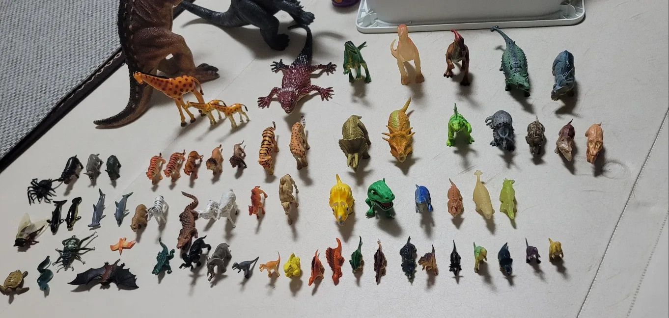 장난감 완구 공룡놀이 세트