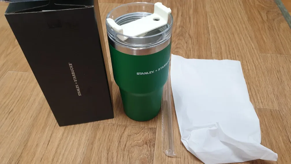 스타벅스 스탠리 녹색 텀블러 591ml (새상품)