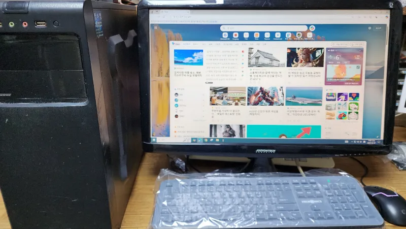 i5-4570 중고 PC / 24인치 중고모니터