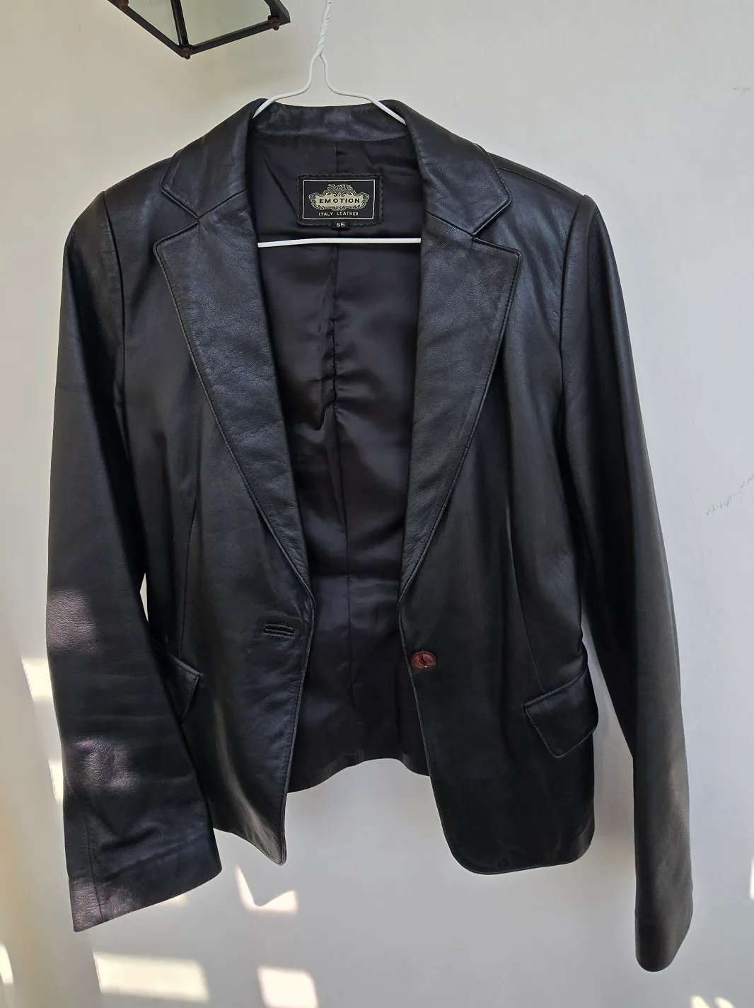 이모션 가죽자켓 55