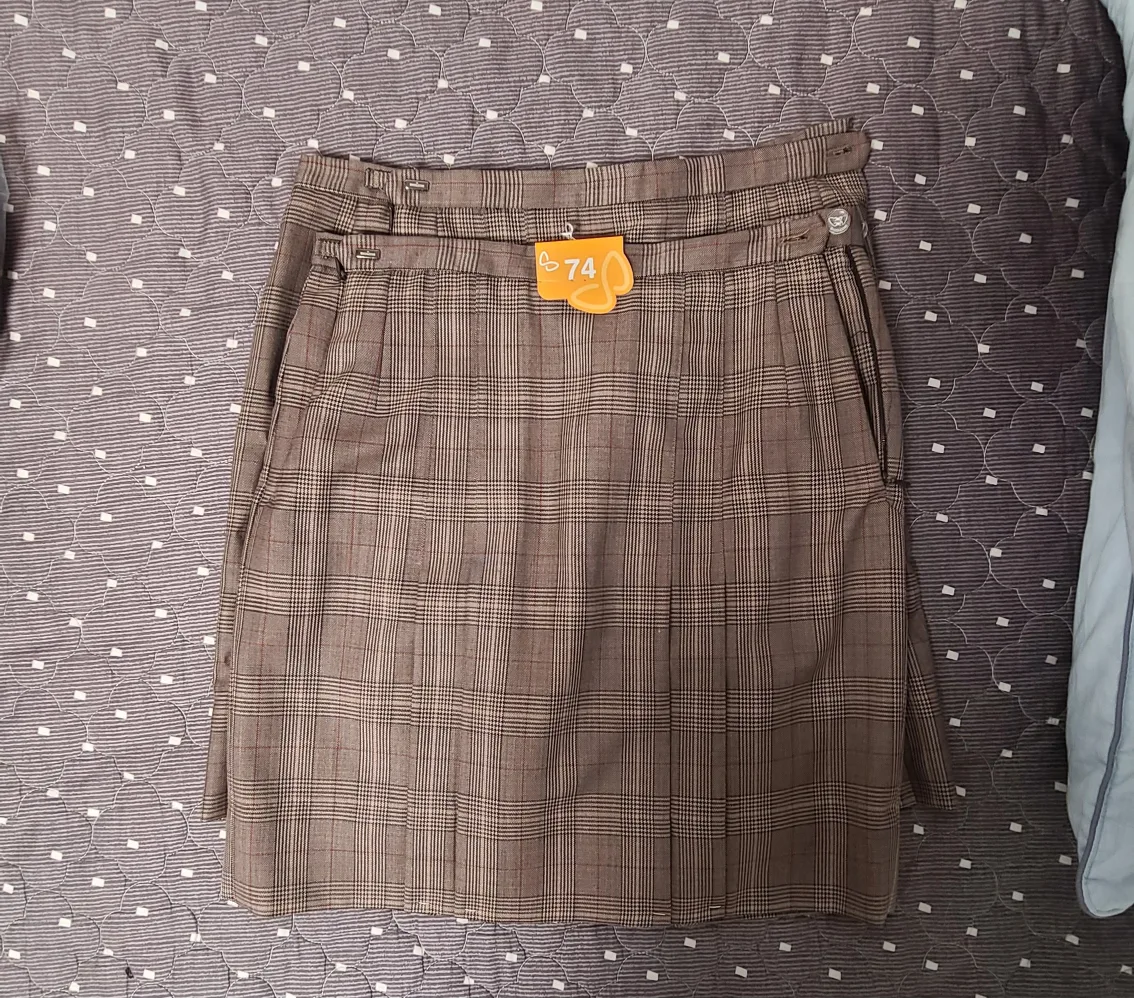 운중고 하복 교복 치마 2벌