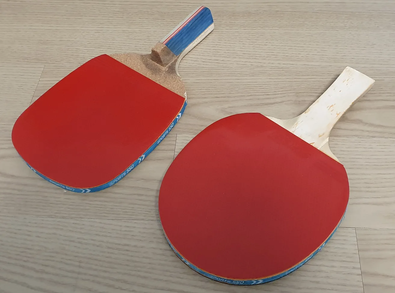 중고 탁구 라켓 2종 세트