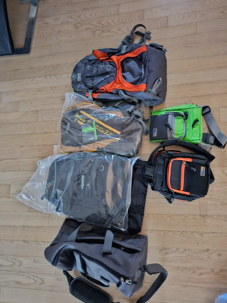 등산가방  새거& 중고나눔