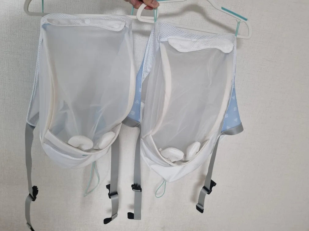 POLED 아기띠 마스크 중고 2개 판매합니다