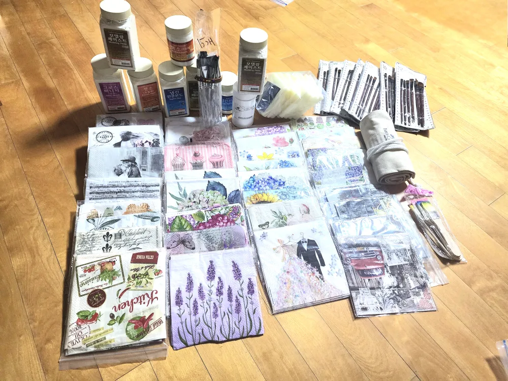 중고 공예재료및 미술 재료 (가격내림)