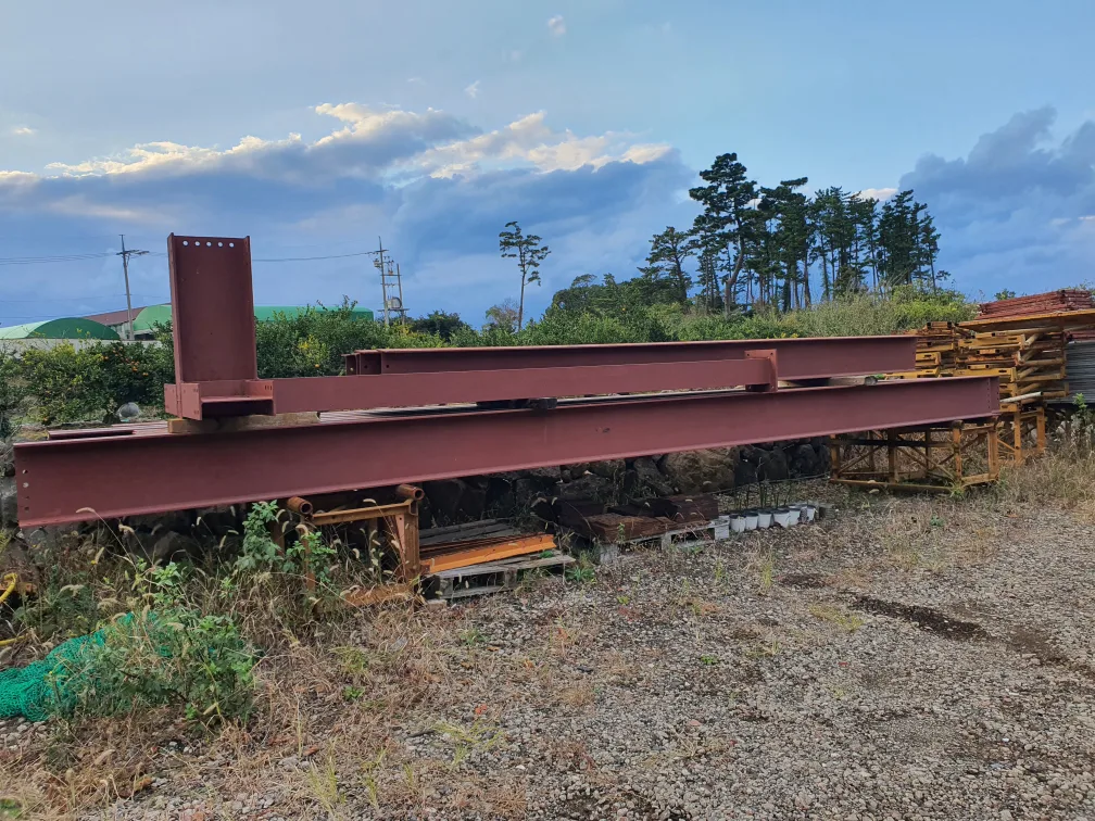 창고로 바로 사용가능한 H빔 중고 팔아요
