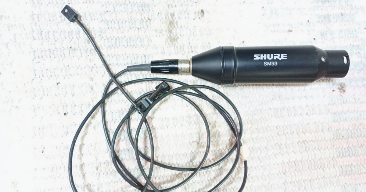 Shure sm93 콘덴서 핀 마이크 .. | 단계동 | 취미/게임/음반 | 당근 중고거래
