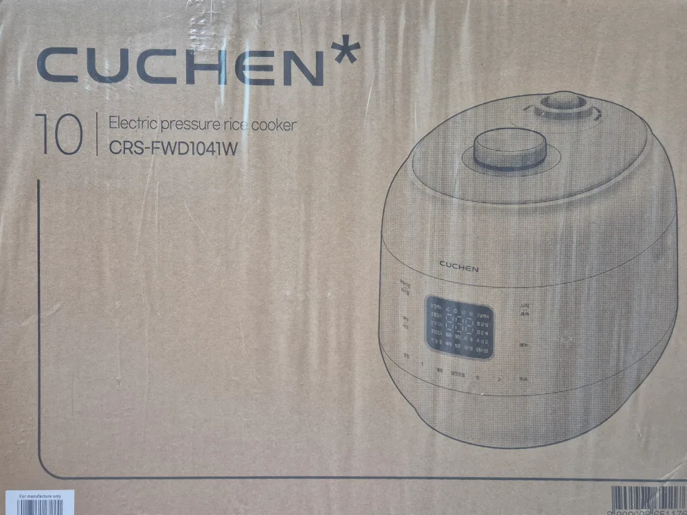 쿠첸 압력밥솥 CRS-FWD1041W 미개봉 새 제품