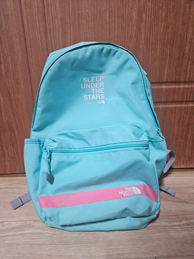 노스페이스 백팩 민트색 중고