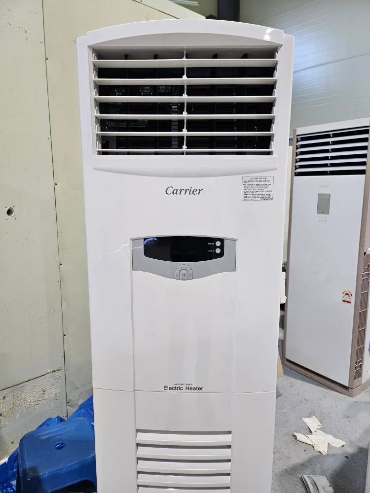중고 캐리어 전기온풍기 25평 팝니다.