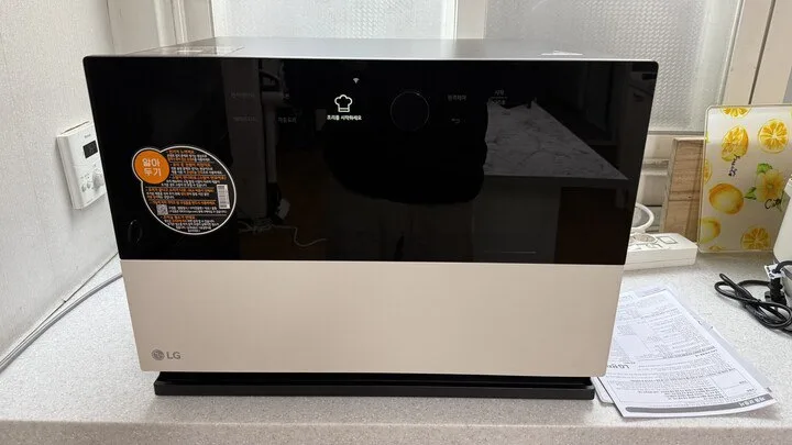 엘지 오브제컬렉션 광파오븐 거의 새제품