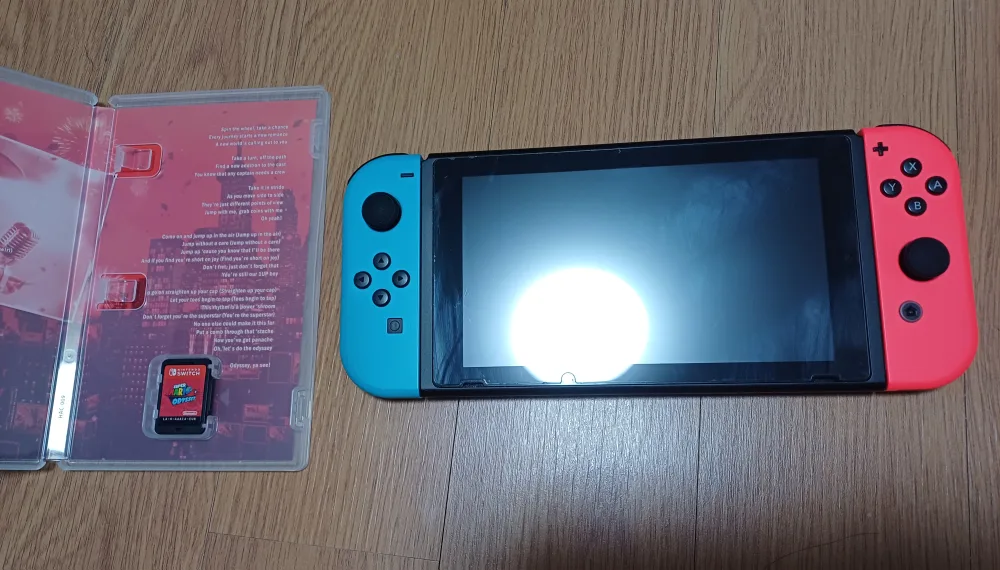 (중고) 닌텐도 스위치 기본 + 슈퍼마리오 오디세이