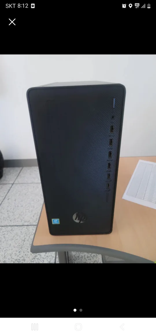 HP 중고PC  6405팬티엄골드+LG모니터24  팝니다