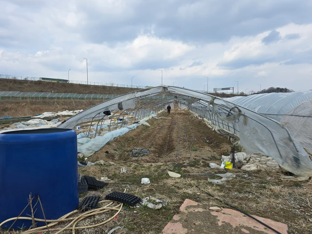 중고 하우스 파이프 팔아요