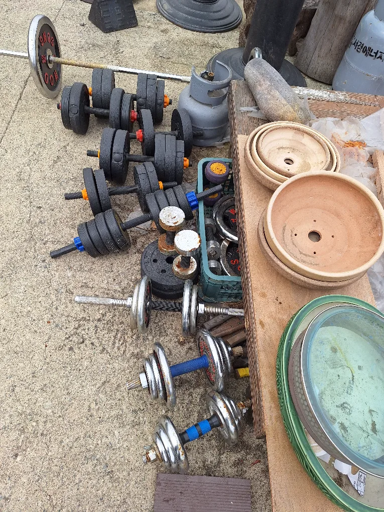 중고 덤벨 아령 세트 골라가세요