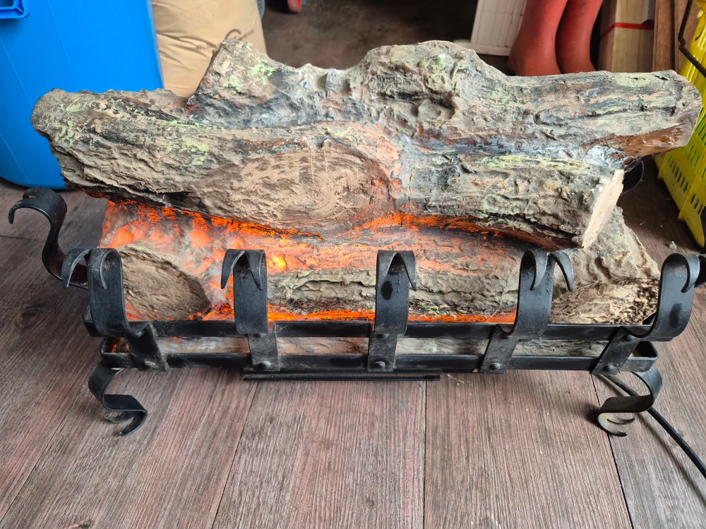 장작모형전기난로