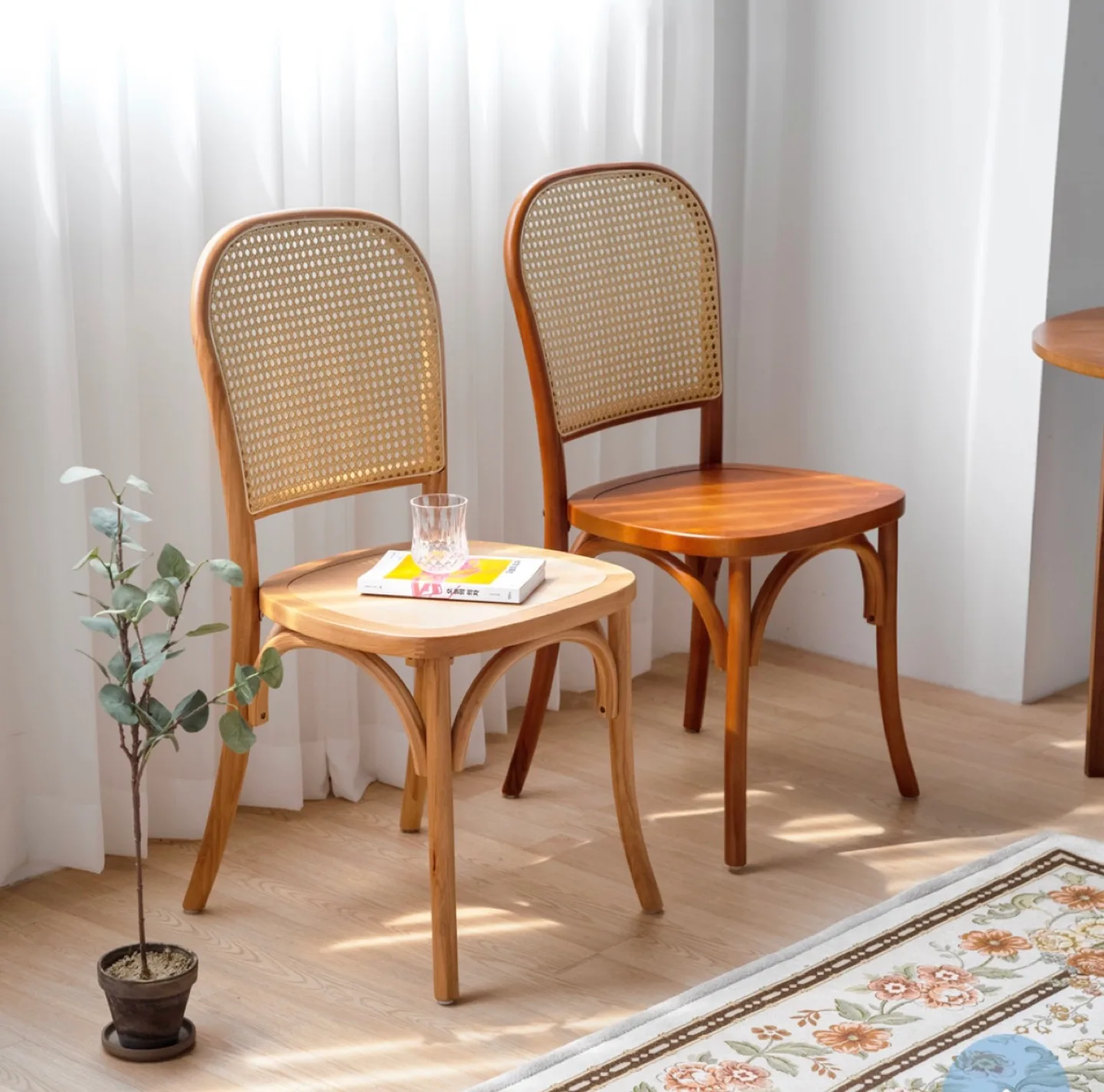 중고 라탄 나무 목재 의자 3종류 팔아요