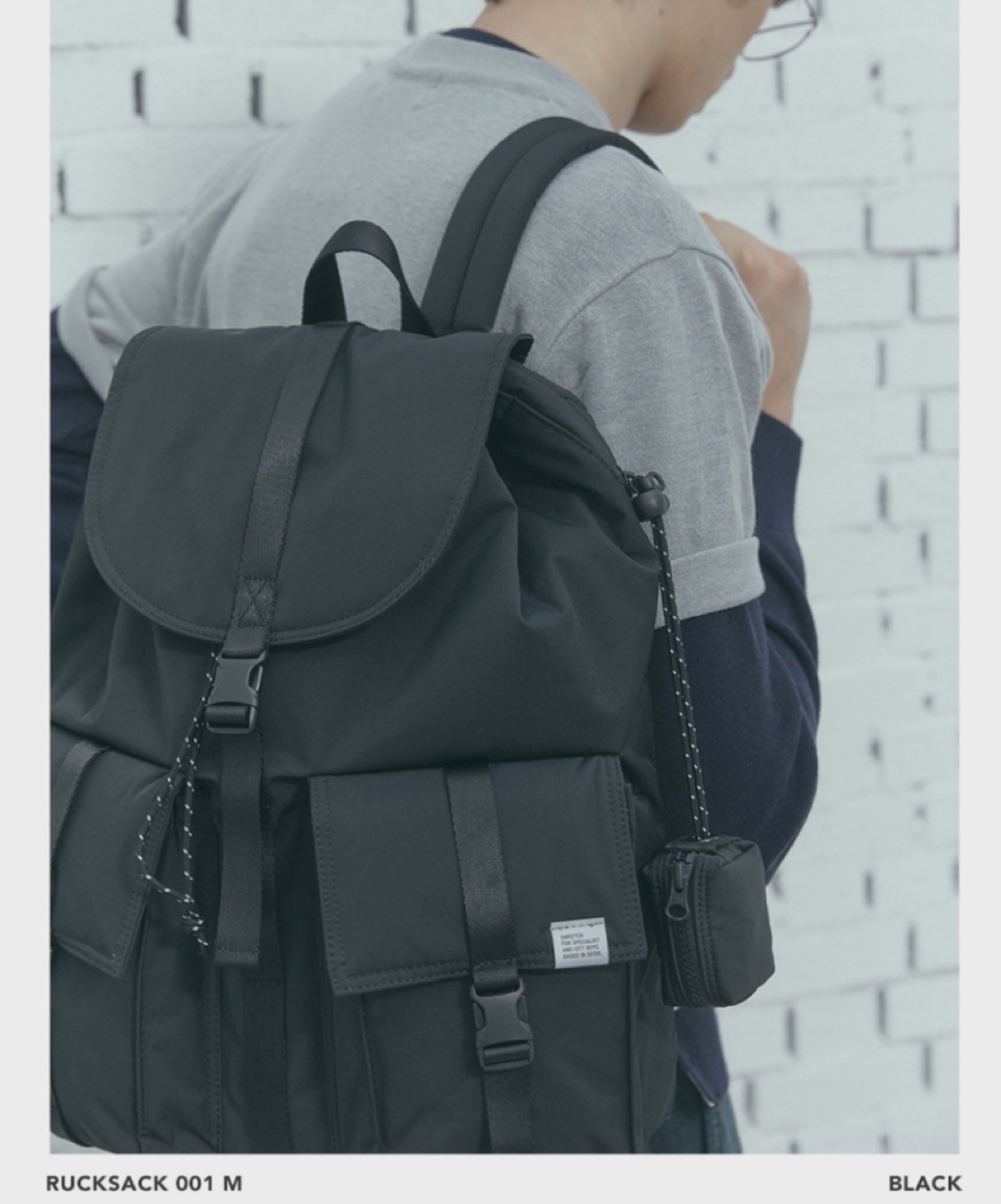 バックパック・リュック sweetch CITY BOYS RUCKSACK 001 M Black MUSINSA公式 | SWEETCH CITY BOYS RUCKSACK 001 S Black