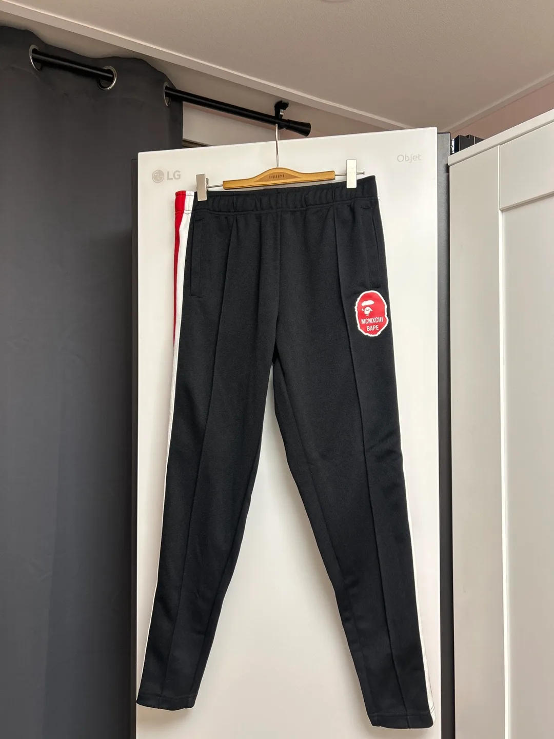 베이프 에이프 트랙 팬츠 S 새거