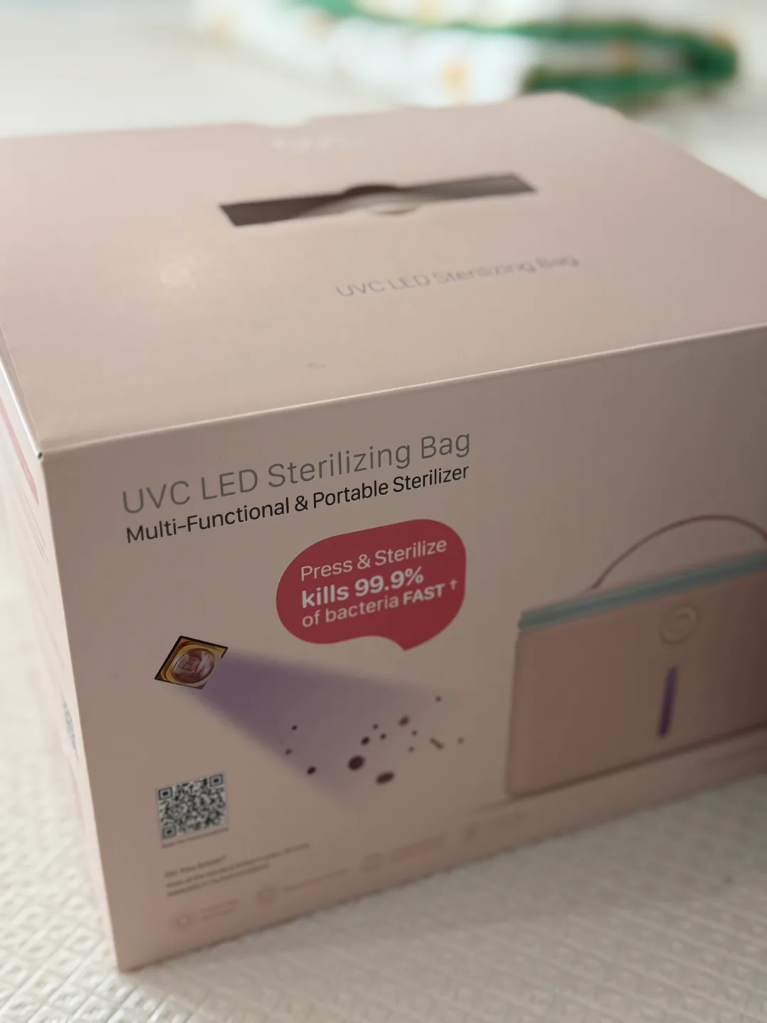 UV LED 휴대용 살균기 가방 / 아기 물건 소독기