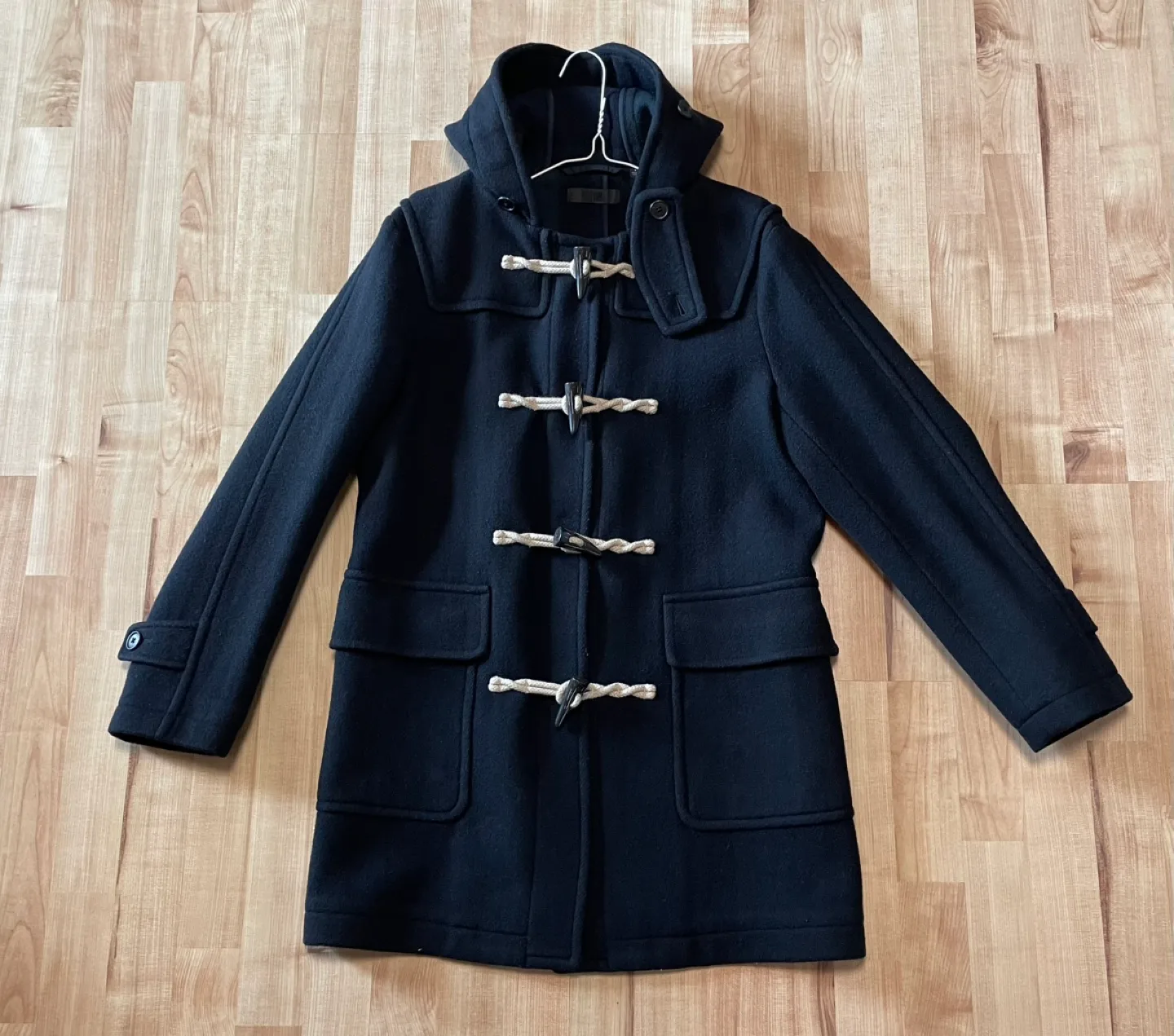 유니클로 빈티지 떡볶이 코트 S