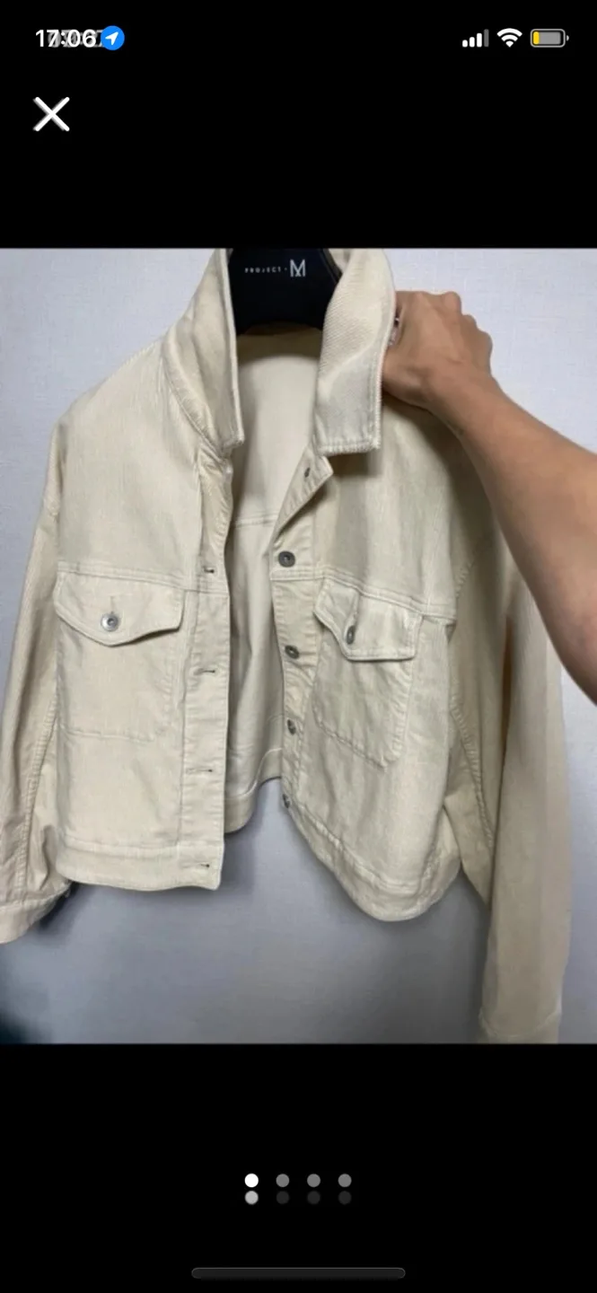 유니클로 XL 코듀로이 자켓 중고