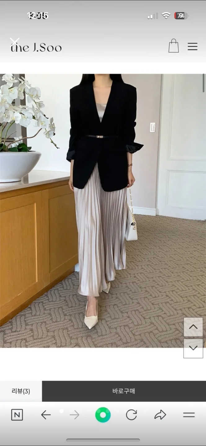 [더제이수] 풀셋 팝니다.(벨트&원피스&자켓)