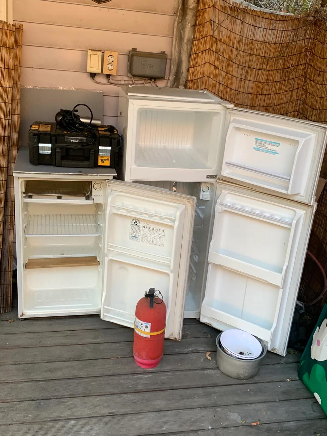 중고 냉장고 2대