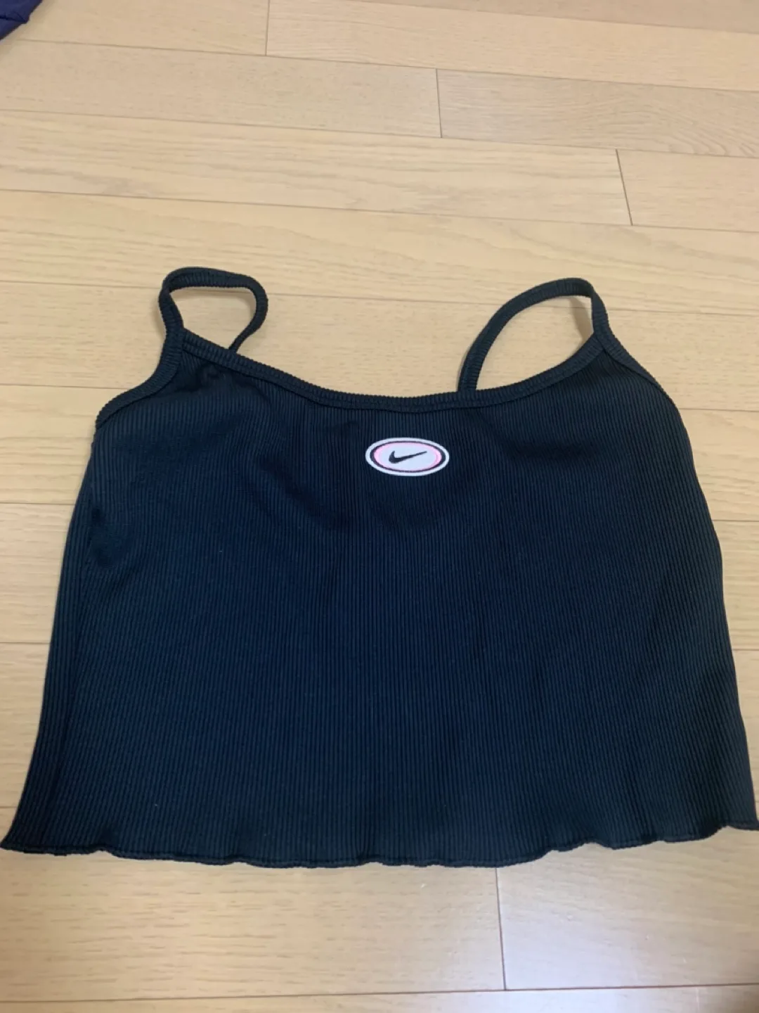 나이키 크롭나시 탑 스몰 블랙