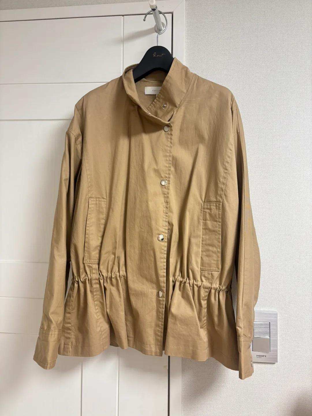 코인코즈 허리 스트링 면 점퍼