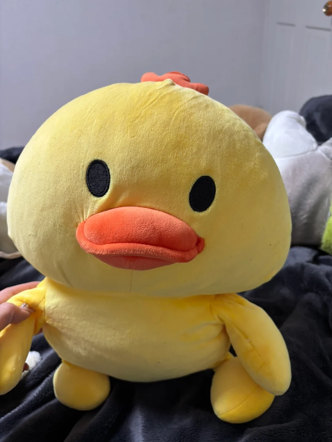 노란 오리 인형