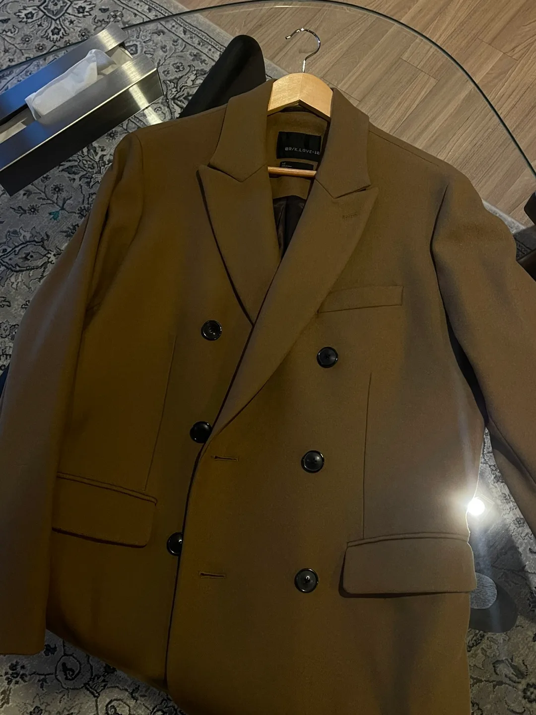 바나나리퍼블릭 라이트 브라운 코트 중고