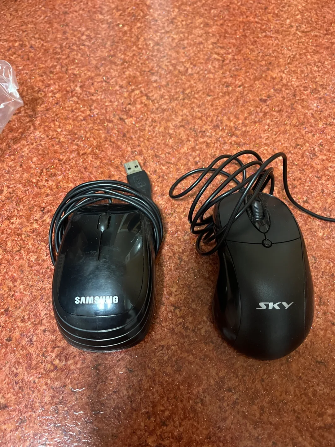 유선마우스 2개 중고 판매
