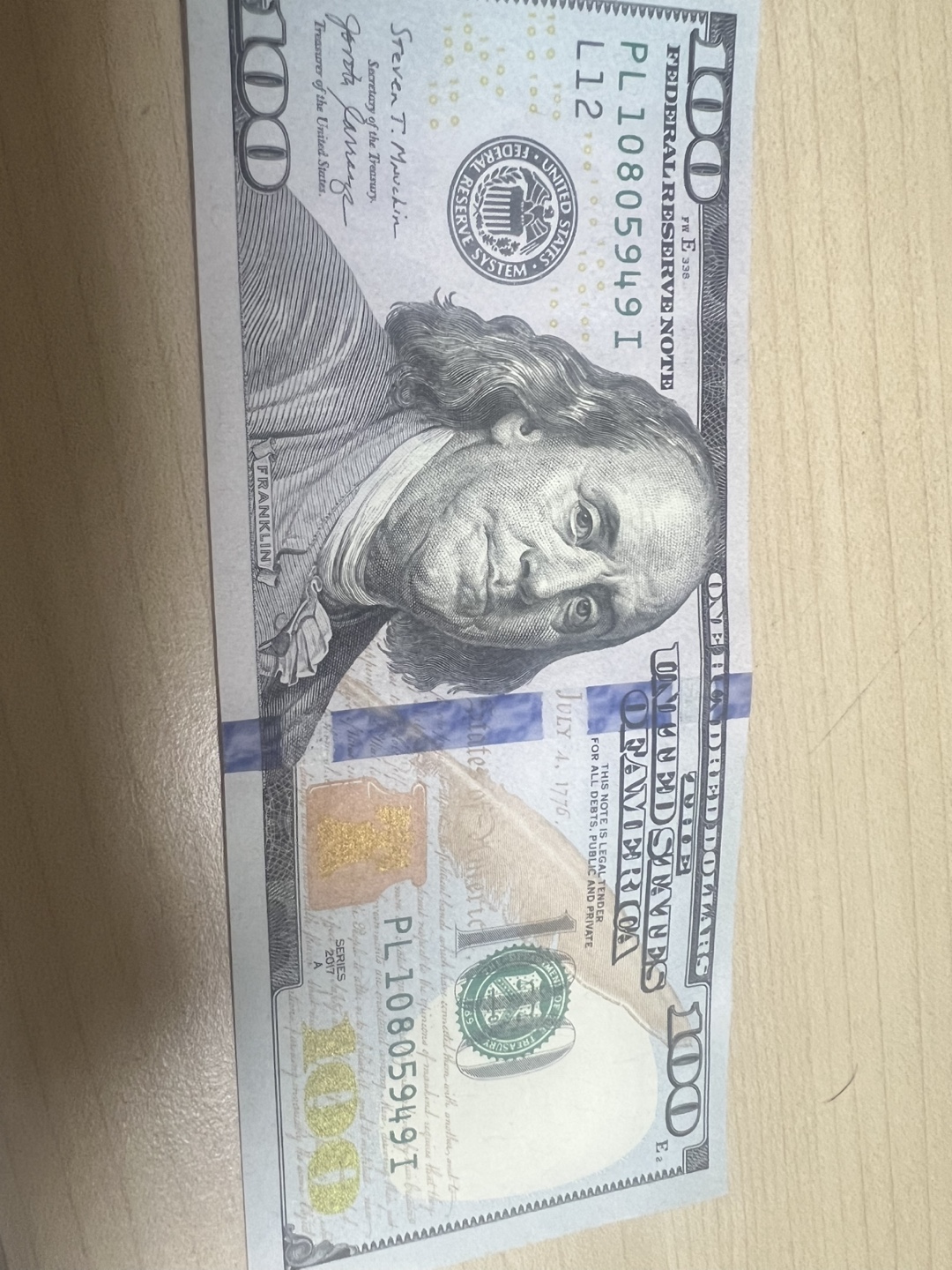 미국 100달러 지폐