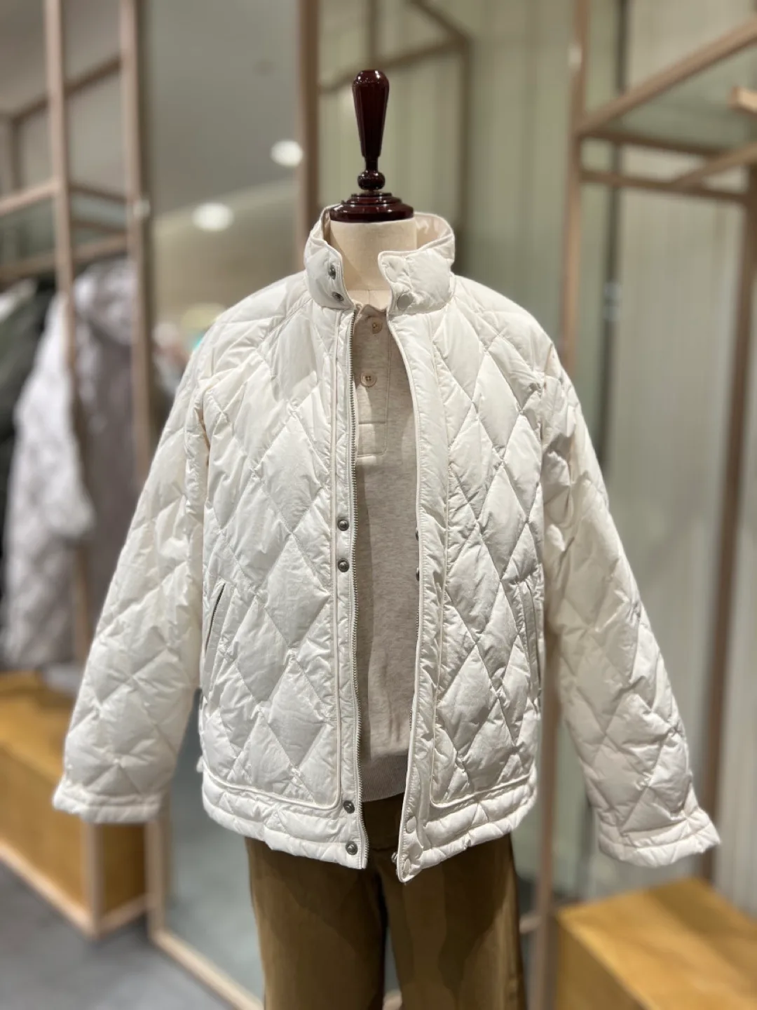 시에 덕다운 패딩 / 얇은 패딩