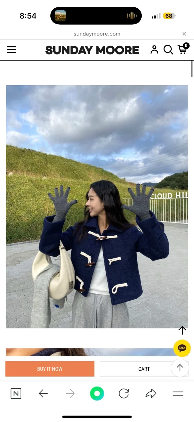 선데이무어 울 더플 코트 (떡볶이코트)