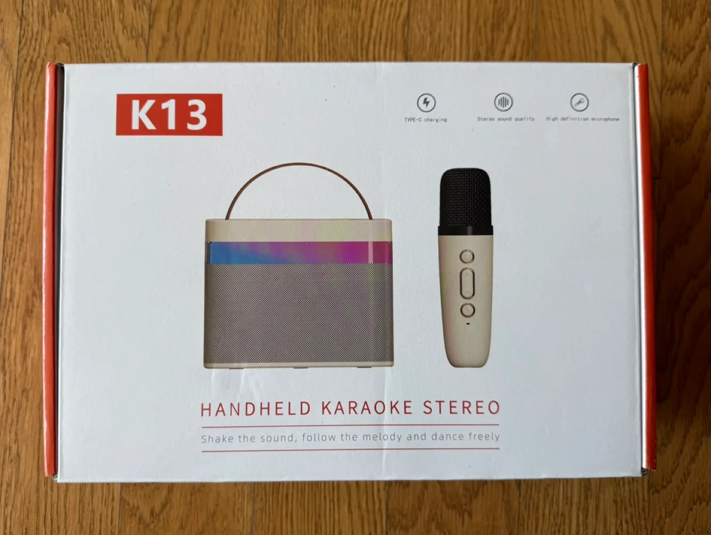 휴대용 노래방 스피커 마이크 세트 (미사용)