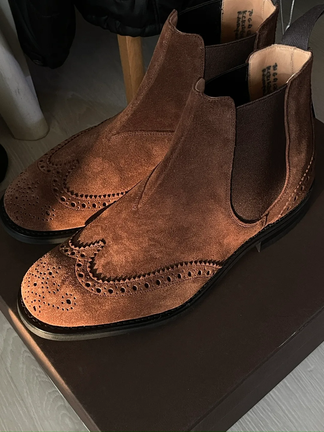 Church's 스웨이드 첼시 부츠