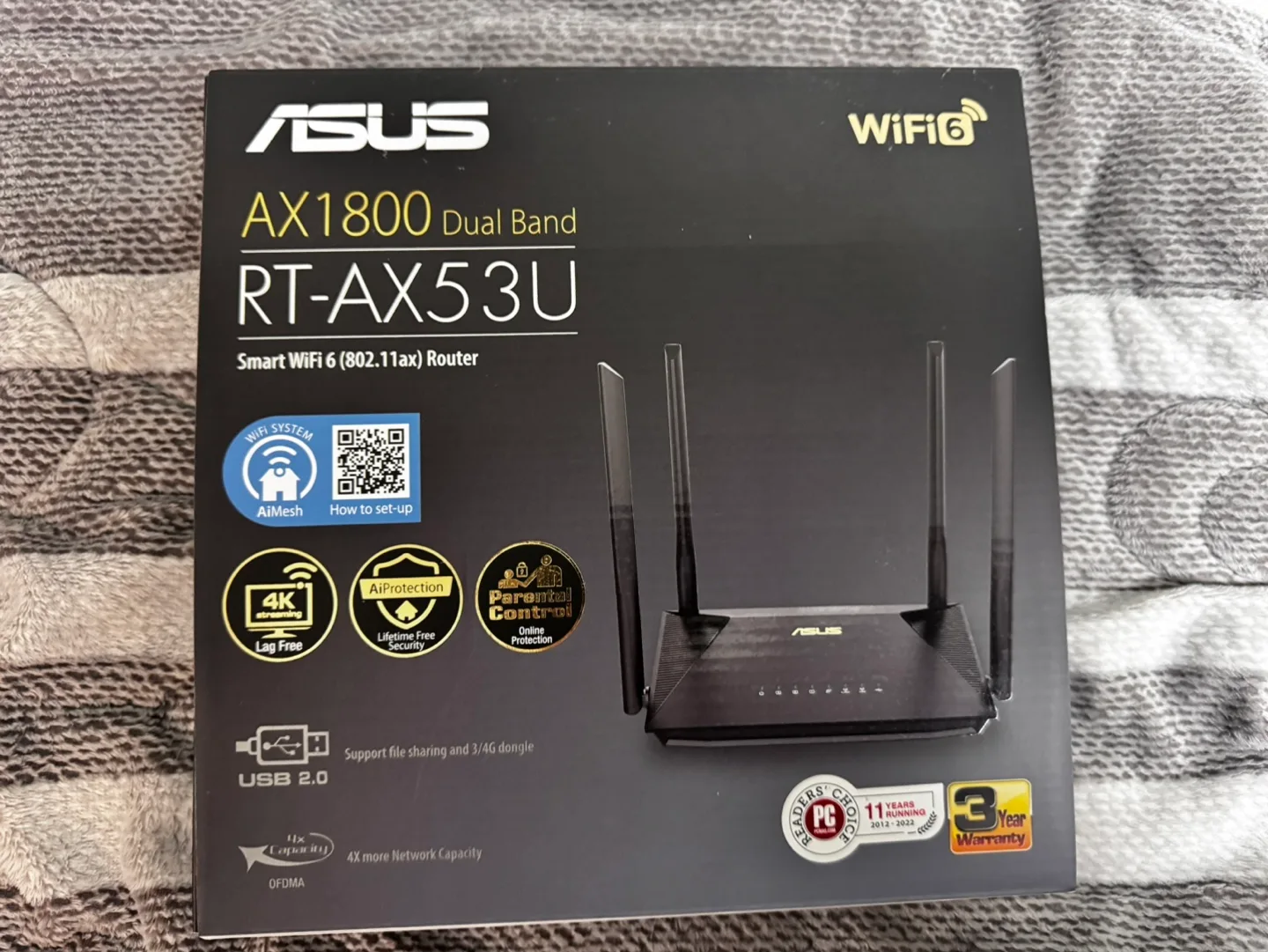 [유무선공유기] Asus RT-AX53U(중고) 판매합니다.