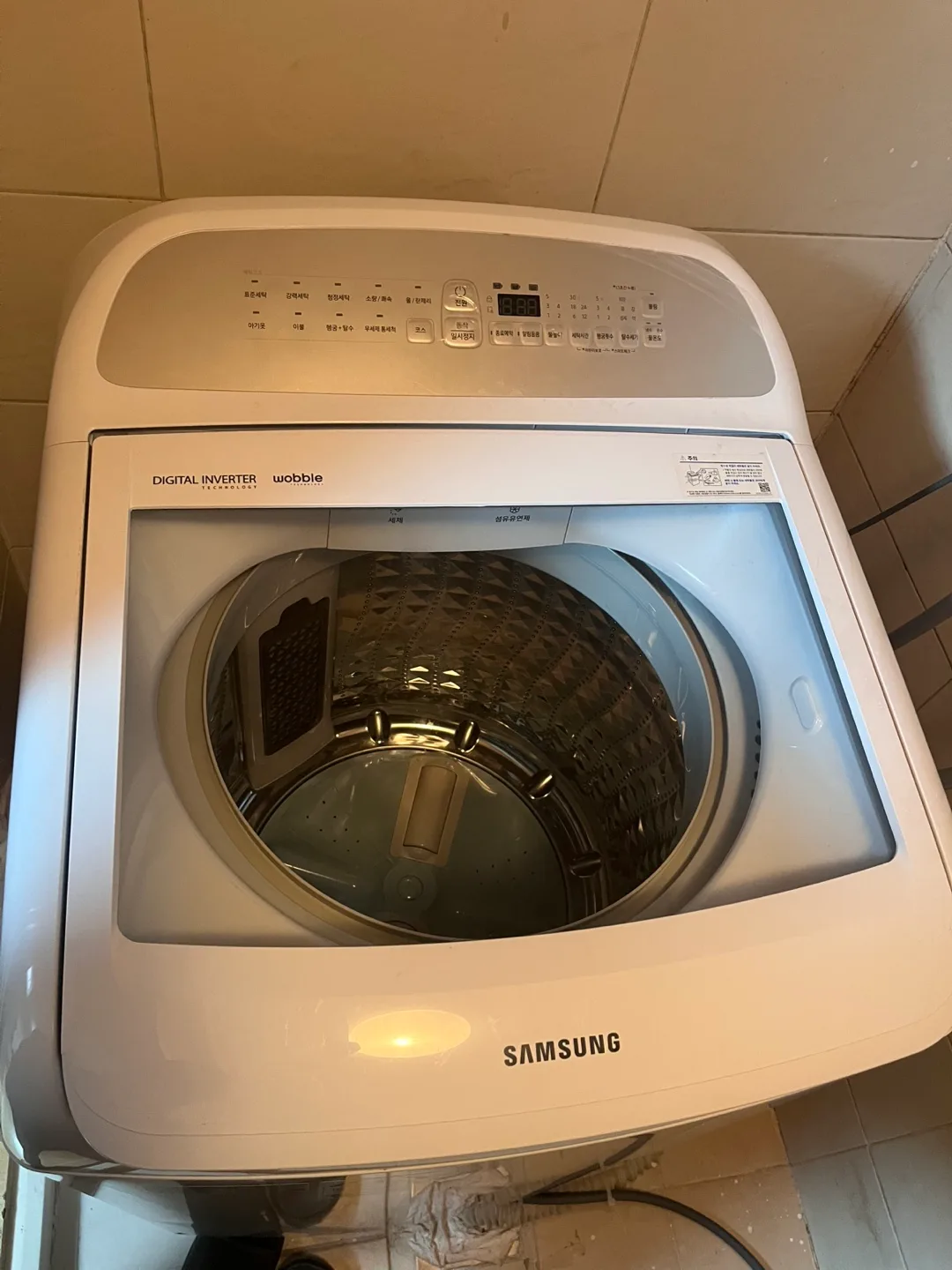 삼성 인버터 워블 통돌이 세탁기 16kg WA16T6262WW