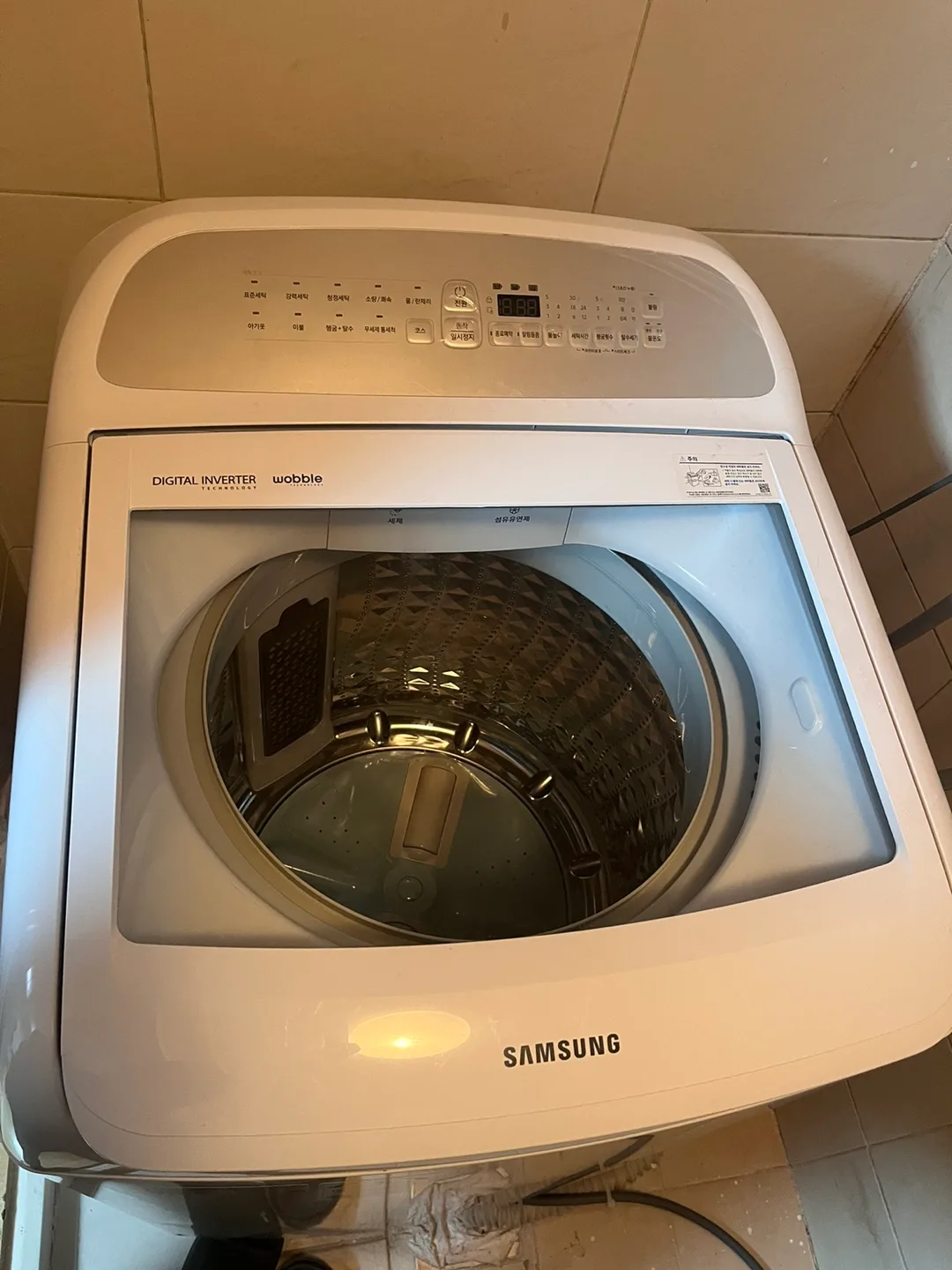 삼성 인버터 워블 통돌이 세탁기 16kg WA16T6262WW