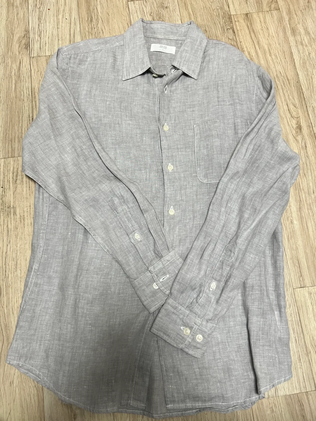 유니클로 린넨셔츠 M