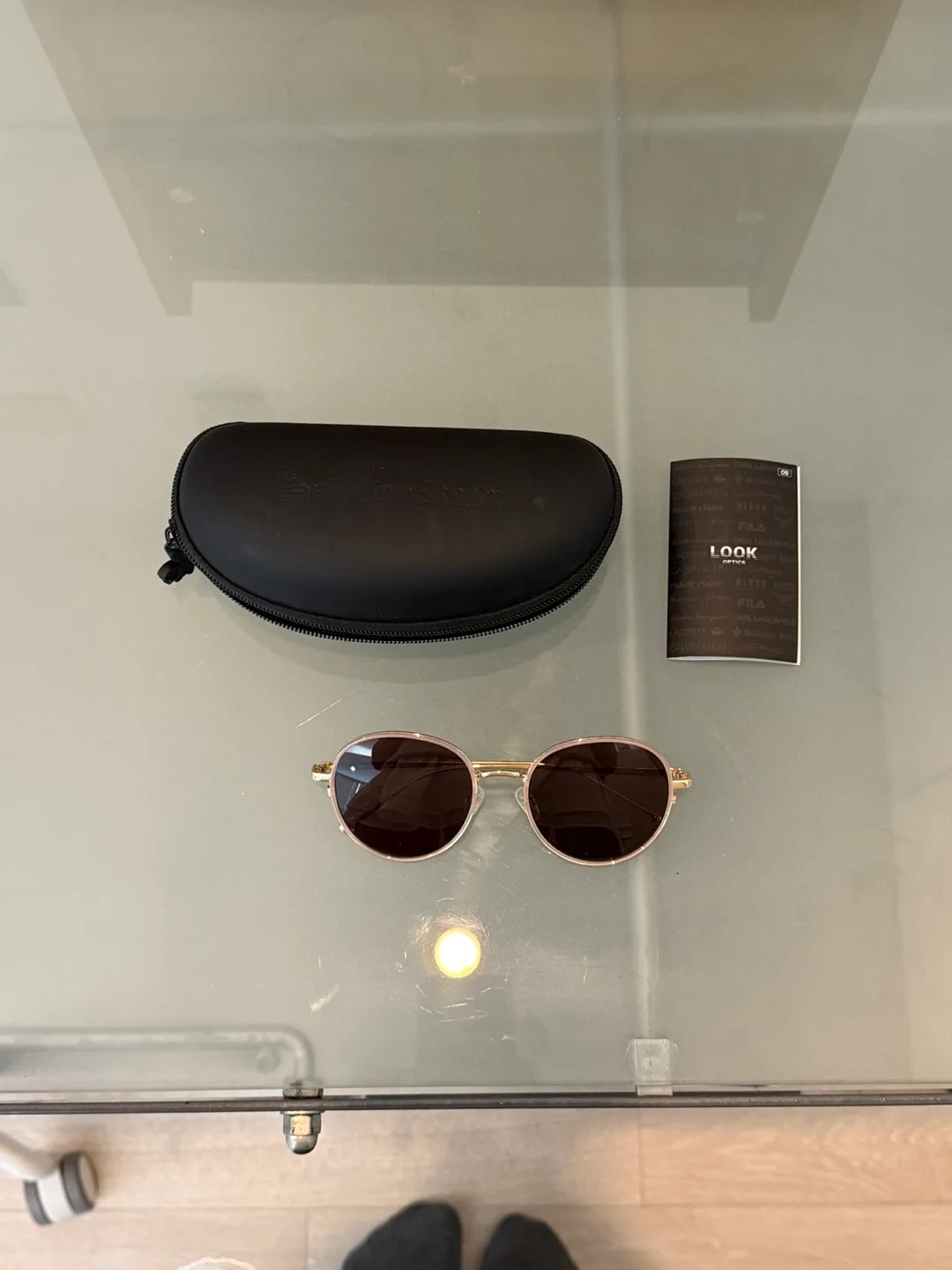 살바토르 로사 선글라스 로즈골드