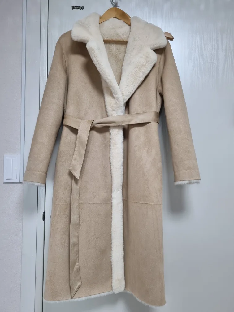 조이너스 리버시블 양면 롱코트/퍼롱코트 /퍼무스탕