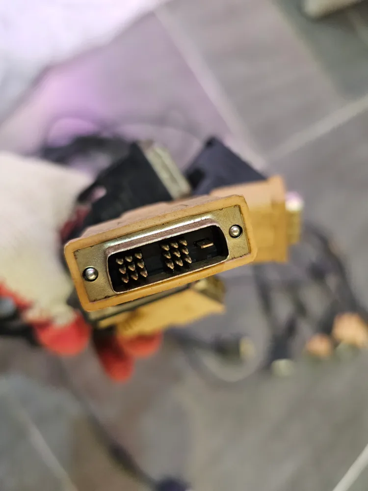 PC전원선, 모니터 연결선(DVI) 중고제품 판매합니다.