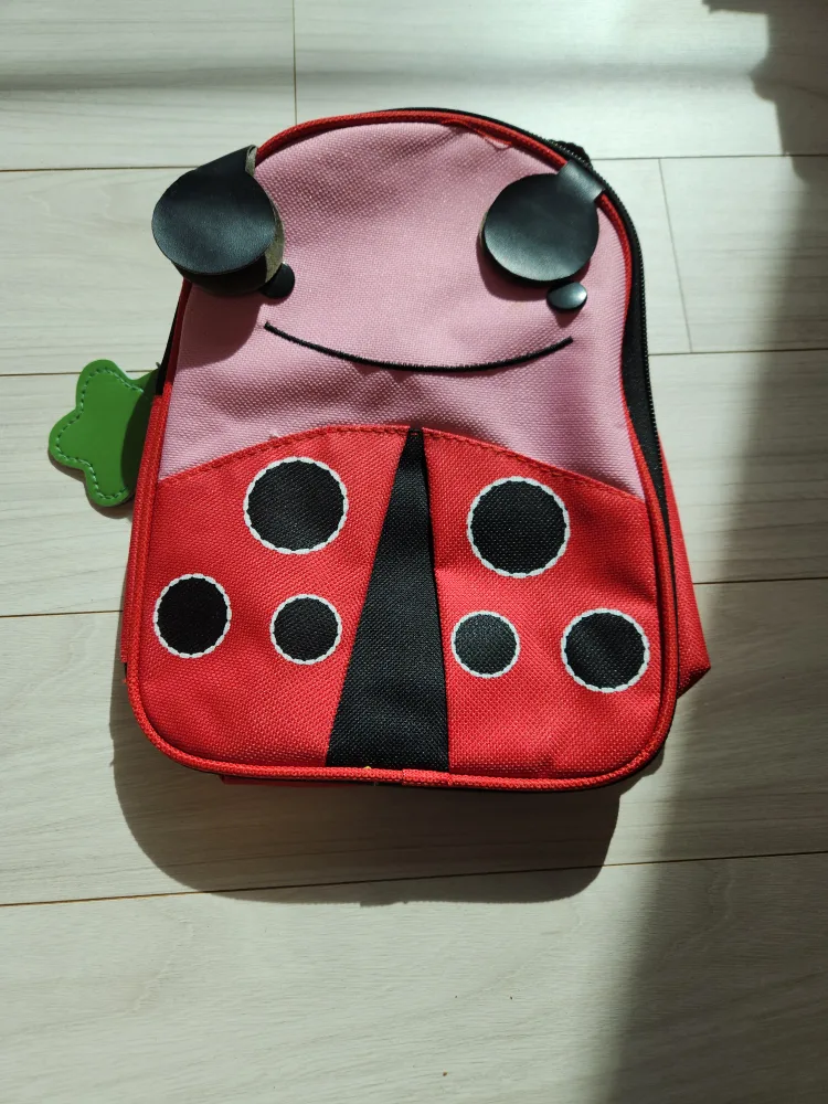 무당벌레 아기 보조가방 팔아요(실내화 크기보다 훨씬작아요)