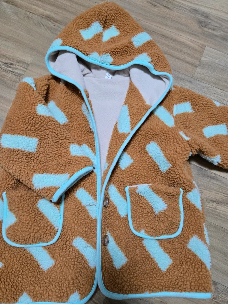 유아용 후드 뽀글이 점퍼