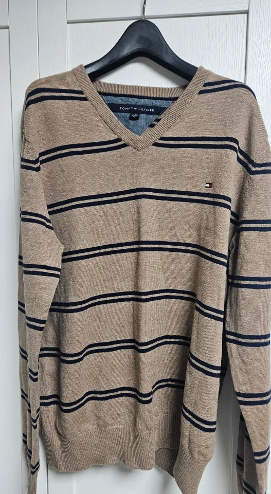 티미힐피겨 남성용 면니트