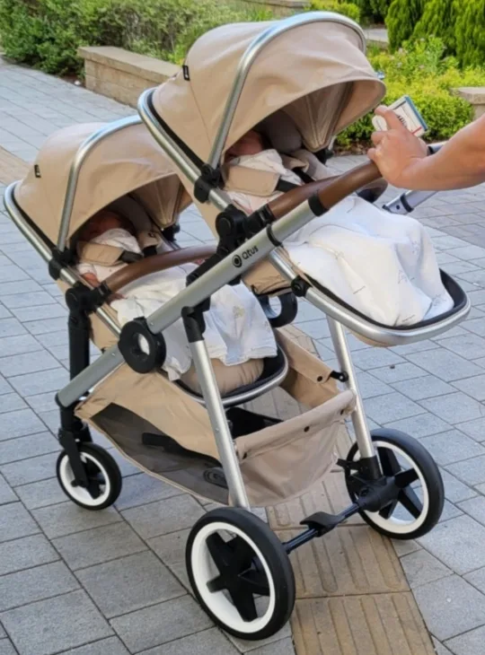 큐터스 Qtus 듀엣프로 쌍둥이 디럭스 유모차