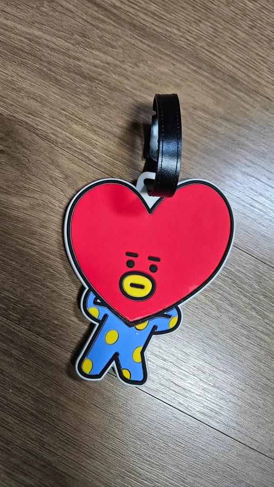 BTS 캐릭터 타타 캐리어 네임택 이름표 골프가방